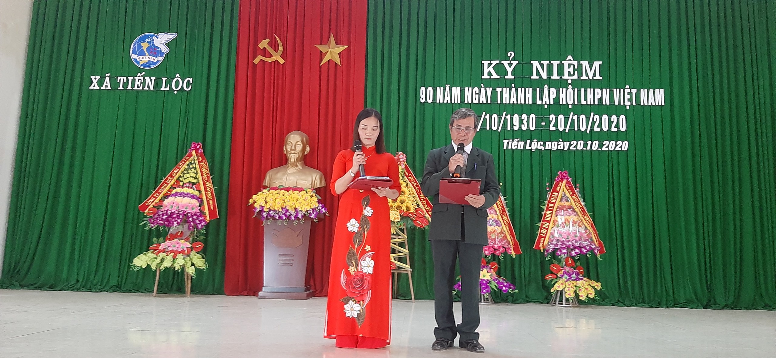 Phụ nữ Xã Tiến Lộc Tổ chức Lễ kỹ niệm 90 năm ngày thành lập Hội LHPN Việt Nam 20/10/1930 - 20/10/2020